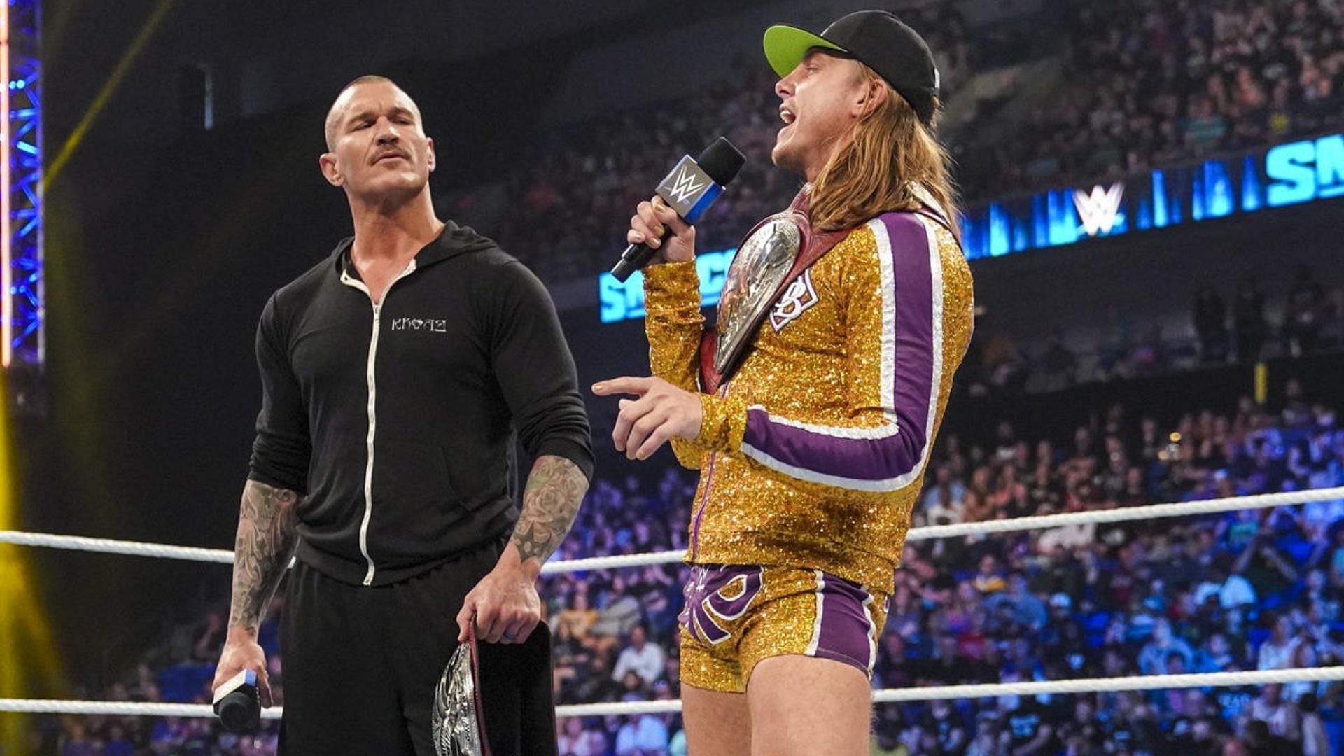 RK-Bro during a promo. Image Credits: wwe.com